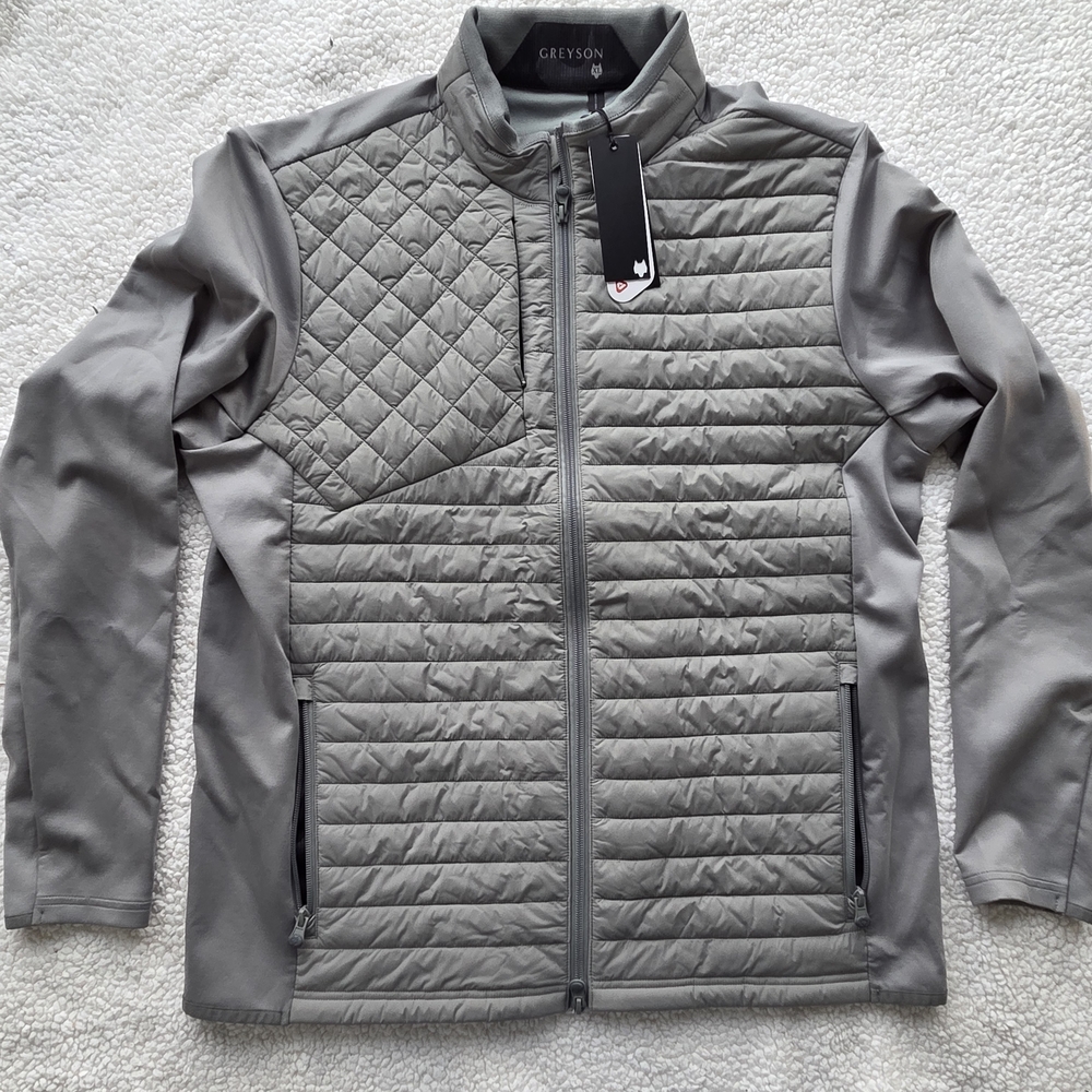 Greyson Yukon Men's Gray Quilted Jacket NEW